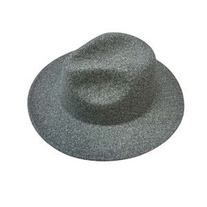 Universal Thread Unisex Gray Fedora Hat Wide Brim One‎ Size Casual